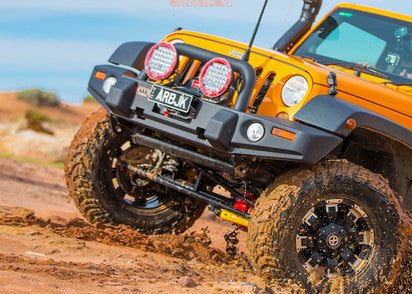 ARB WINDENSTOSSSTANGE JEEP WRANGLER JK AB 07 MATT SCHWARZ PULVERBESCHICHTET