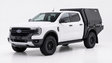 AluBlack Flatbed mit 3/4-Canopy für Ford Ranger 2023+ Doppelkabine