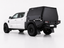 AluBlack Flatbed mit 3/4-Canopy für Ford Ranger 2023+ Doppelkabine