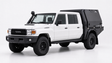 AluBlack Flatbed mit 3/4-Canopy für Toyota Land Cruiser 79 Doppelkabine
