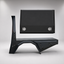 AluBlack Flatbed mit 3/4-Canopy für Toyota Land Cruiser 79 Doppelkabine