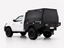 AluBlack Flatbed mit 3/4-Canopy für Toyota Hilux 2016+ Einzelkabine