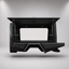 AluBlack Flatbed mit 3/4-Canopy für Toyota Hilux 2016+ Einzelkabine
