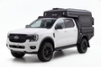 AluBlack Flatbed mit Stauboxen für Ford Ranger 2023+ Doppelkabine, Kit für Alu-Cab ModCAP