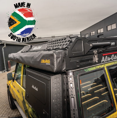 Alu-Cab 270°, 180° und 2m Markise Halterung Hubdach "THOR" Land Cruiser 76, rechts