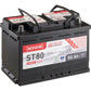 Alu-Cab 12V Batterie für Khaya 80Ah AGM