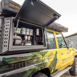 Alu-Cab Kitchen-Kit Inlet für Seitenfensterbox Hubdach "THOR" Land Cruiser 76, rechts