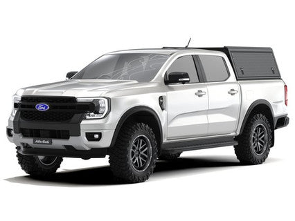 Alu-Cab Hardtop "Explorer" für Ford Ranger 2023+ Doppelkabine schwarz/geriffelt