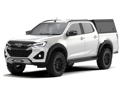 Alu-Cab Hardtop "Guard" für Isuzu D-Max 2020+ Doppelkabine schwarz/glatt