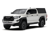 Alu-Cab Hardtop "Guard" für Toyota Hilux Revo 2016+ Doppelkabine schwarz/geriffelt