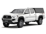 Alu-Cab Hardtop "Guard" für Toyota Tacoma 2016-2023 Longbed schwarz/glatt