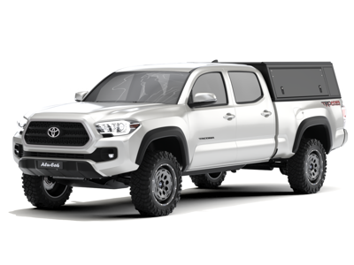 Alu-Cab Hardtop "Guard" für Toyota Tacoma 2016-2023 Longbed schwarz/glatt