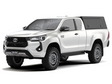Alu-Cab Hardtop "Guard" für Toyota Hilux Revo 2016+ Extrakabine schwarz/geriffelt