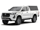 Alu-Cab Hardtop "Guard" für Toyota Hilux Revo 2016+ Extrakabine schwarz/geriffelt