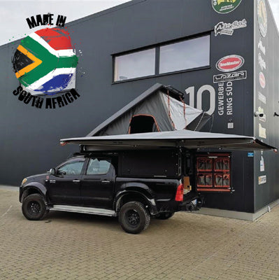 Alu-Cab Canopy Camper Toyota Hilux Vigo D/Cab 2005-2015, schwarz