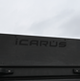Alu-Cab Merchandise Icarus Sticker medium, schwarz