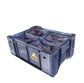 Bundle Ammo Box mit Taschen Set 4x Viertel Schwarz