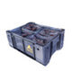 Bundle Ammo Box mit Taschen Set 4x Viertel Schwarz