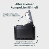 BOXIO COOK PLUS | Mobiler Gaskocher mit Topfset
