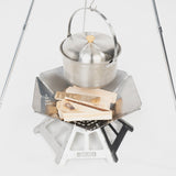 BOXIO FIRE BUNDLE I Feuerschale mit Grill in Eurobox