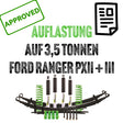 Gutachten zur Auflastung Ford Ranger PX II & III auf 3,5 Tonnen