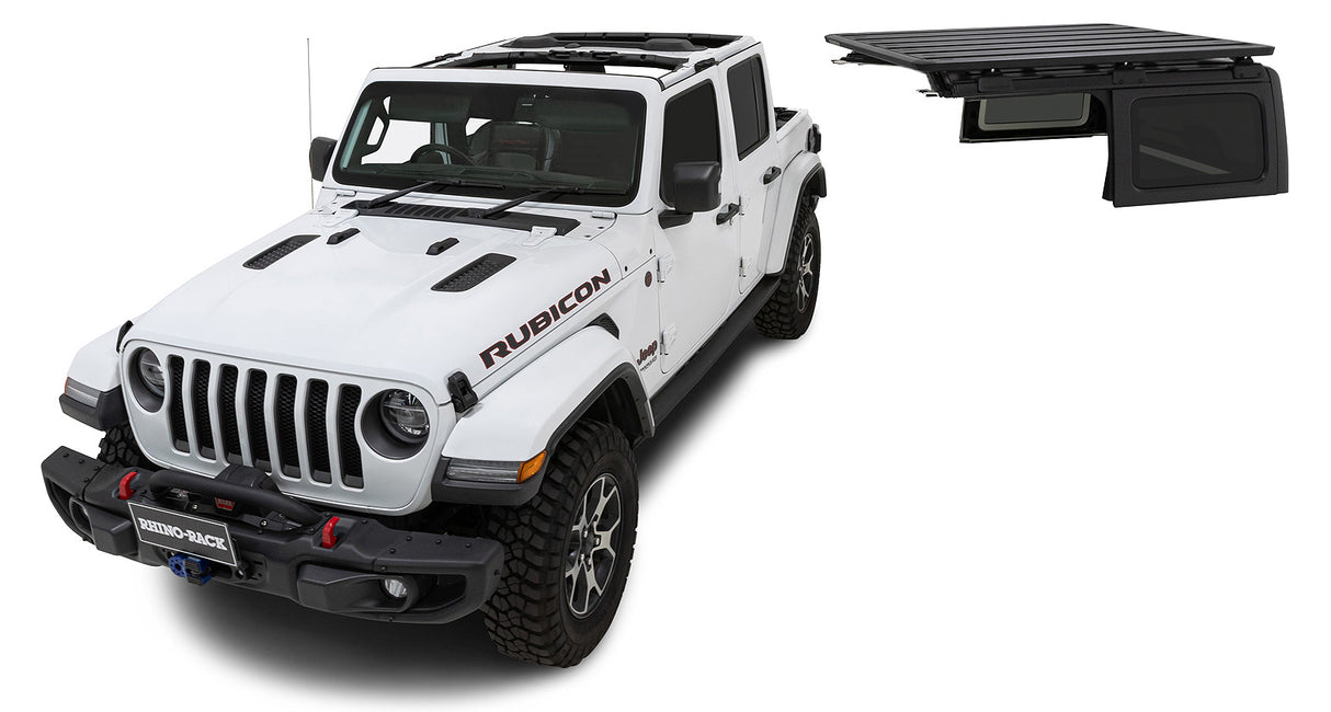 Jeep Gladiator JT mit Ladeflächenabdeckung und Pioneer Platform