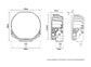 Lazer Lamps Sentinel 7" Standard Schwarz