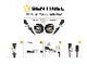 Lazer Lamps Sentinel 9" Chrome in Schwarz mit Positionslicht