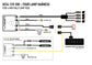Lazer Lamps Kabelsatz Vierfach, Schalter, ST-Serie, Triple-R, Linear