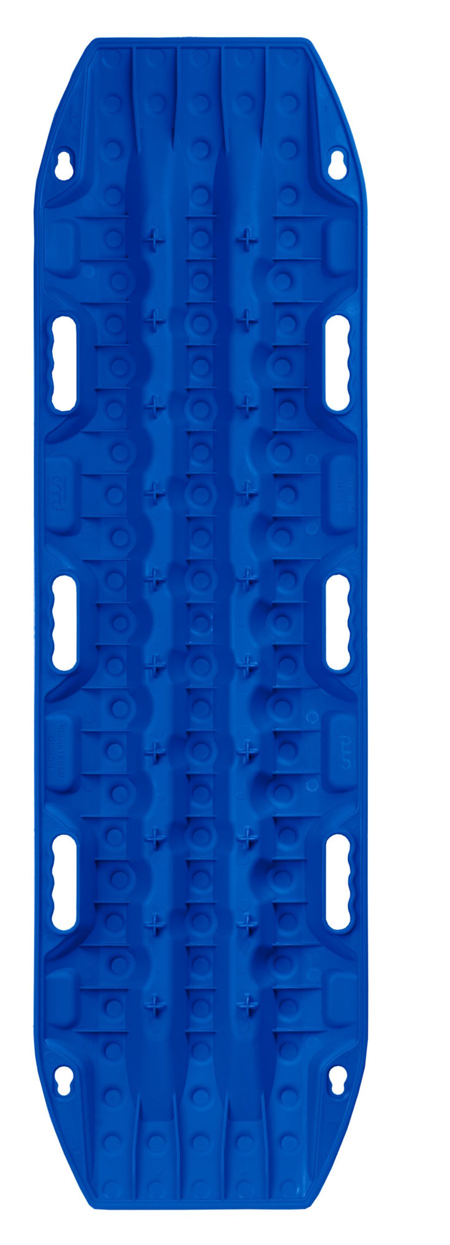 Oberansicht ohne Leash MAXTRAX MKII Bergeboards blau
