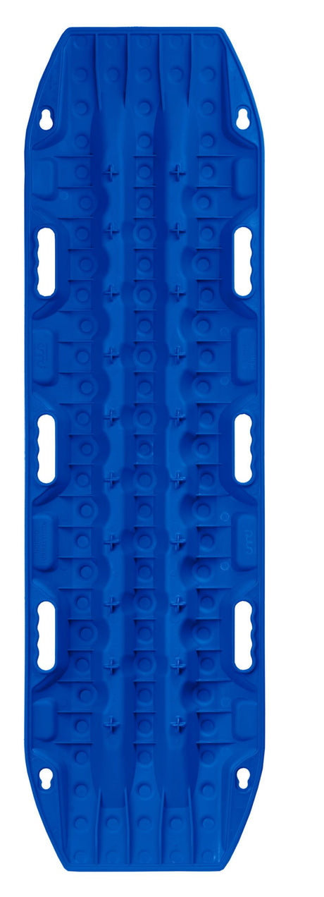 Oberansicht ohne Leash MAXTRAX MKII Bergeboards blau