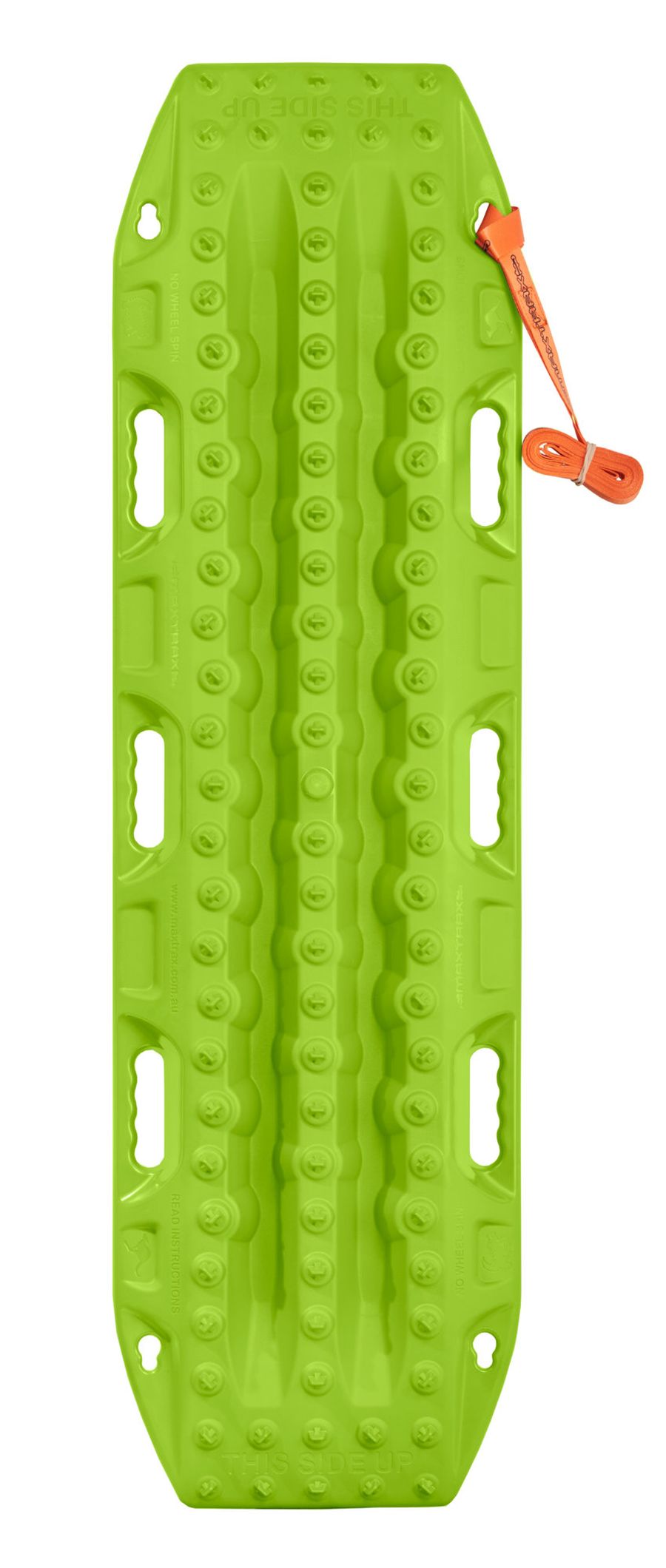 MKII Maxtrax Hellgrün Bergeboards mit Leash Oberansicht