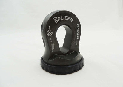 "FACTOR 55" SPLICER 3/8-1/2" SYNTHETIC ROPE SPLICE-ON SHACKLE MOUNT, GRAY