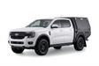 AluBlack Flatbed mit Canopy für Ford Ranger 2023+ Doppelkabine