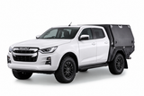 AluBlack Flatbed mit Canopy für Isuzu D-Max 2023+ Doppelkabine
