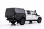 AluBlack Flatbed mit Canopy für Toyota Land Cruiser 79 Doppelkabine
