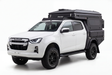 AluBlack Flatbed mit Stauboxen für Isuzu D-Max 2023+ Doppelkabine, Kit für Alu-Cab ModCAP