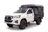 AluBlack Flatbed mit Stauboxen Toyota Hilux 2016+ Einzelkabine, Kit für Alu-Cab ModCAP