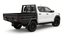 AluBlack Flatbed mit Seitenklappen für Ford Ranger 2023+ Doppelkabine