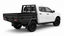 AluBlack Flatbed mit Seitenklappen für Isuzu D-Max 2023+ Doppelkabine
