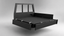 AluBlack Flatbed mit Seitenklappen für Toyota Hilux 2016+ Einzelkabine