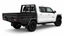AluBlack Flatbed mit Seitenklappen für Toyota Tacoma 2024+ (4.Gen) Doppelkabine