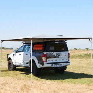 Alu-Cab 270°, 180° und 2m Markise Teleskop-Stützen (Set à 2 Stk.)