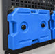 Alu-Cab Wasserkanister für Jimny Molle Platte, 10L (Blau)