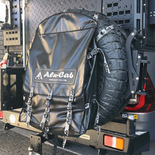 Alu-Cab Reserverad Tasche Schwarz - Klein