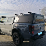 Alu-Cab Hardtop "Explorer" für Ford Ranger 2012-2022 Doppelkabine schwarz/glatt