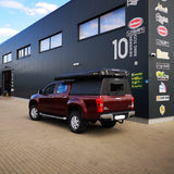 Alu-Cab Hardtop "Adventure" für Isuzu D-Max 2012-2020 Doppelkabine schwarz/ geriffelt