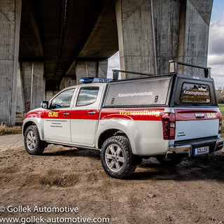 Alu-Cab Hardtop "Explorer" für Isuzu D-Max 2012-2020 Doppelkabine schwarz/glatt