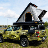 Alu-Cab Hardtop "Explorer" für Mitsubishi L200/ Fiat Fullback 2016-2023 D/Cab schwarz/geriffelt