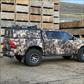Alu-Cab Hardtop "Adventure" für Toyota Hilux 2005-2015 Doppelkabine schwarz/glatt